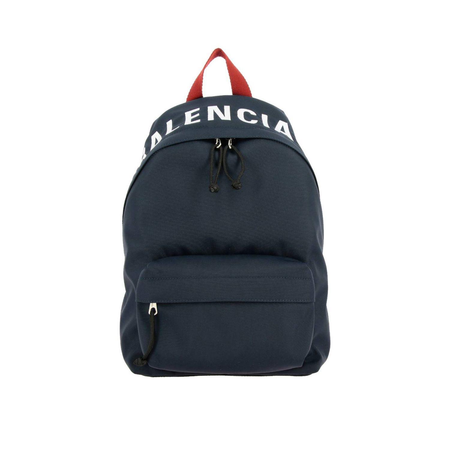 balenciaga backpack blue