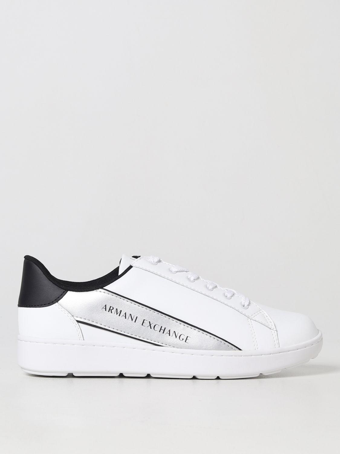 Armani Exchange Ari Exchange Sneakers in White for Men | Lyst