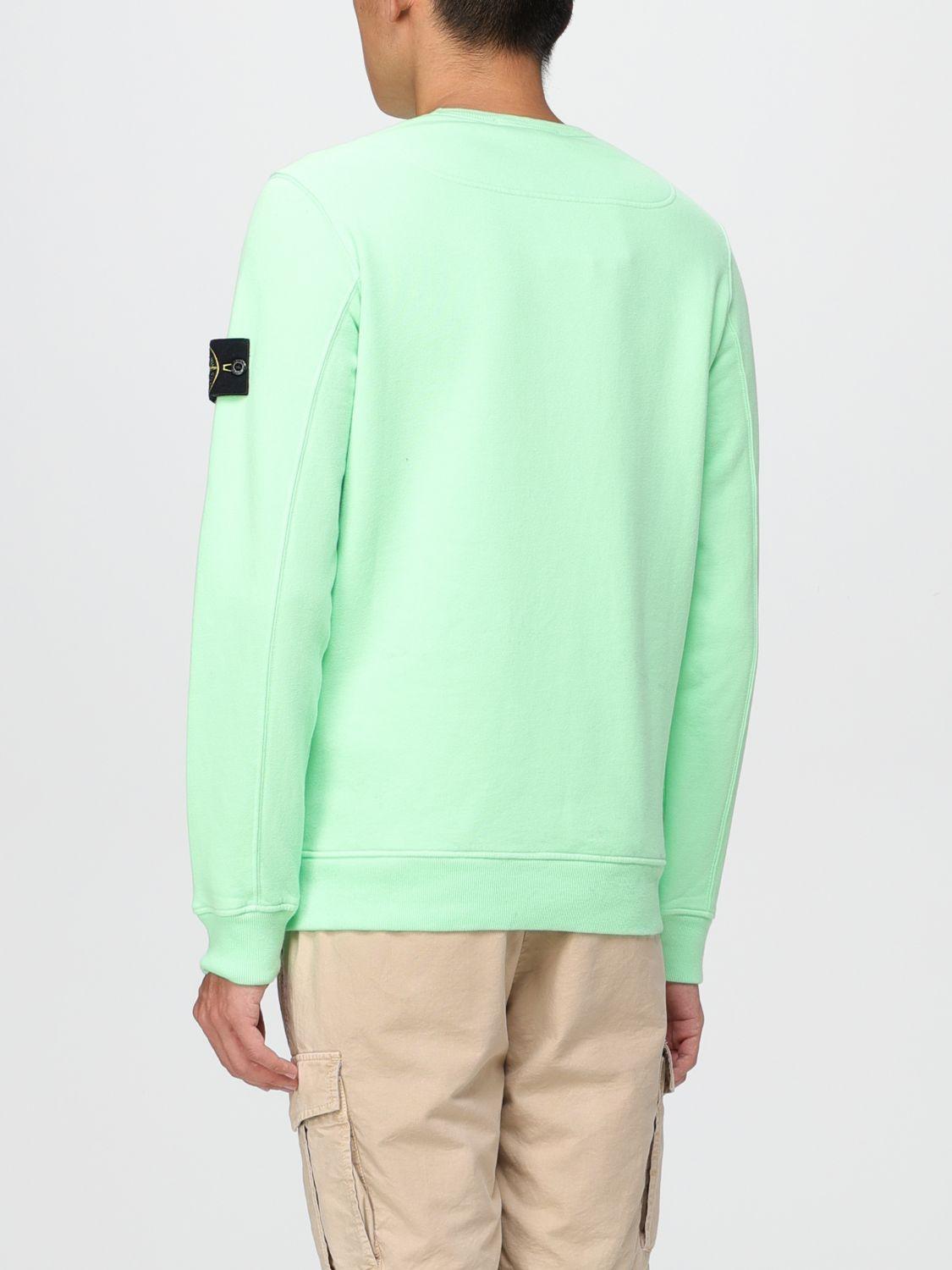Stone Island Sweatshirt in Green for Men | Lyst