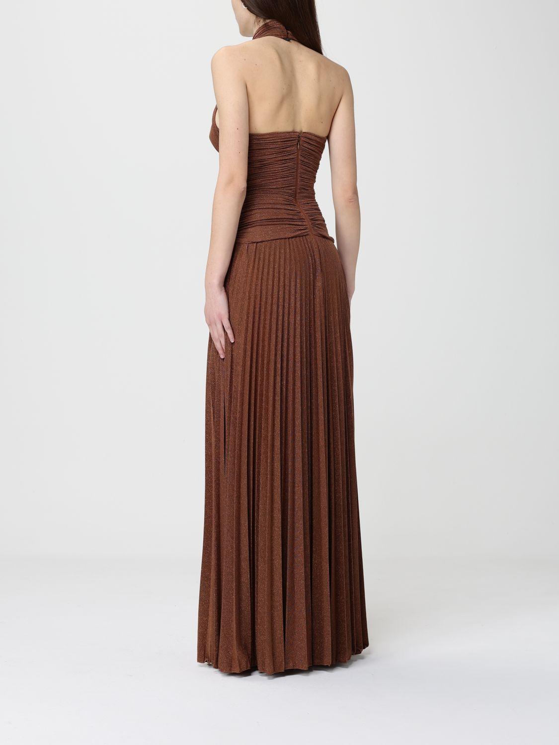 strapless open back dress Harper One Shoulder Ruffle Gown