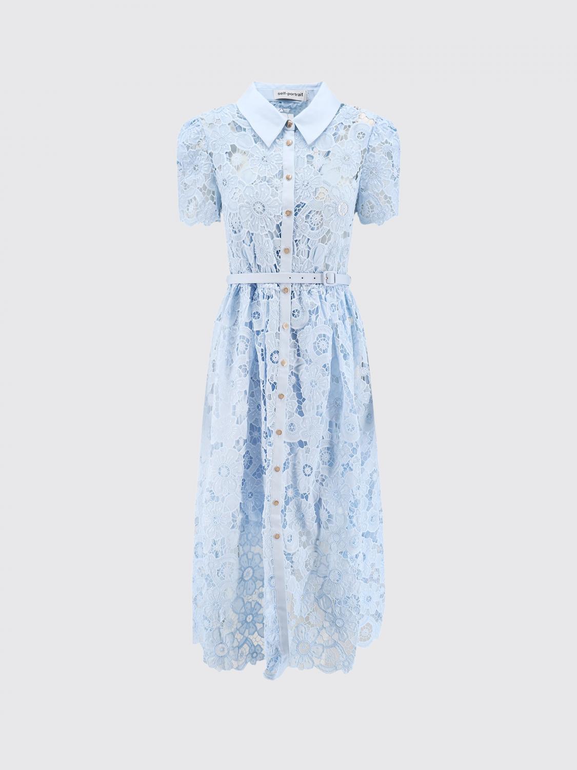 Blue Self-Portrait Dresses for Women | Lyst
