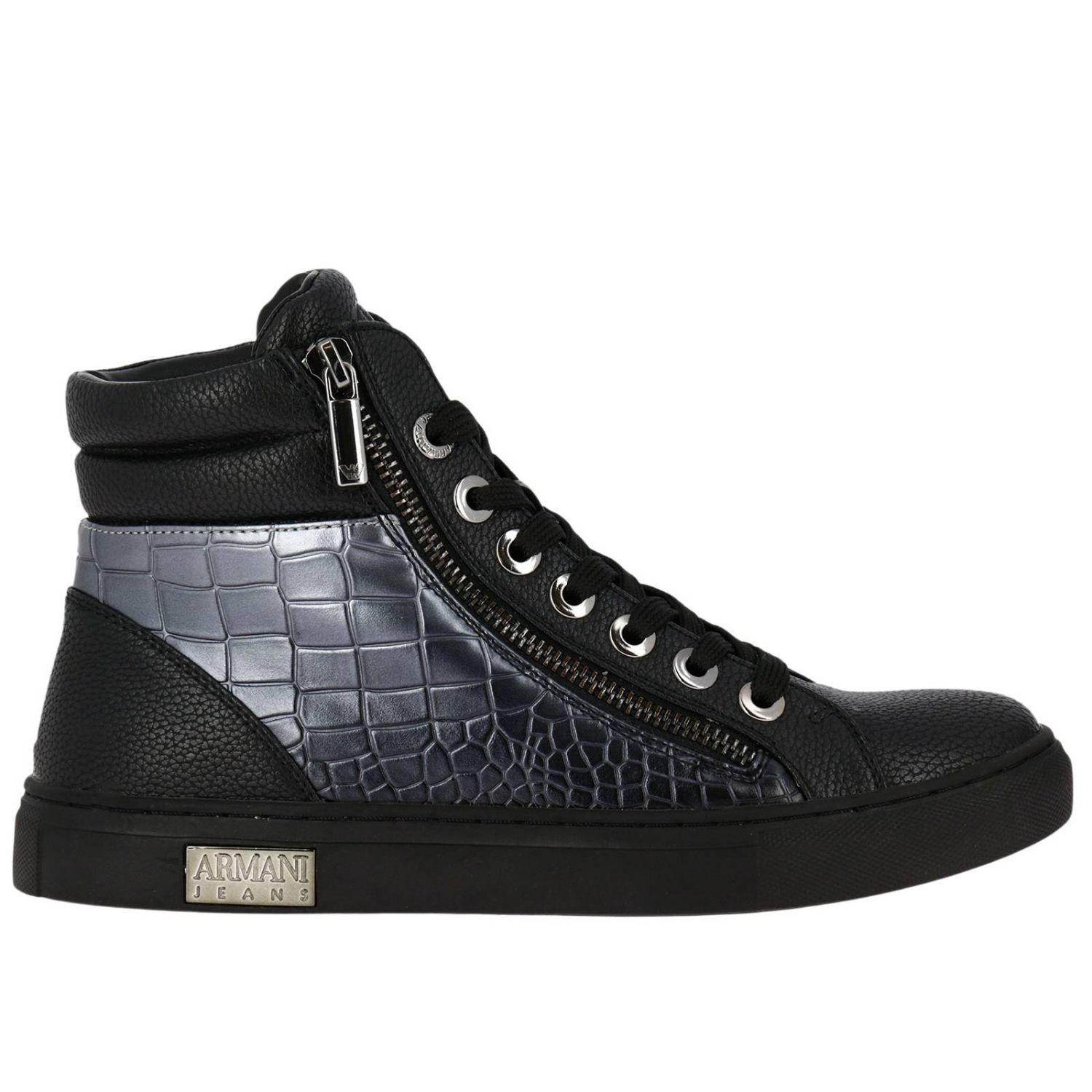 armani jeans trainers womens - 61% OFF 