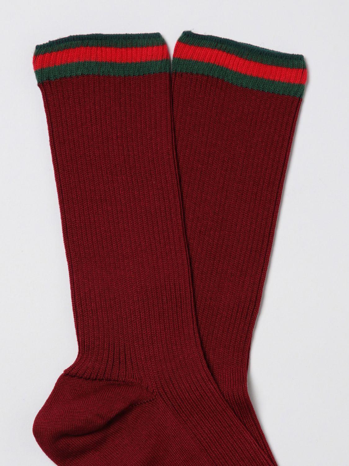 gucci-Burgunderrot-Strumpfe-