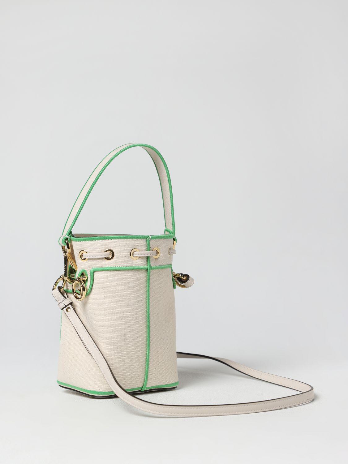 Fendi Mon Tresor Bag In Canvas in Green