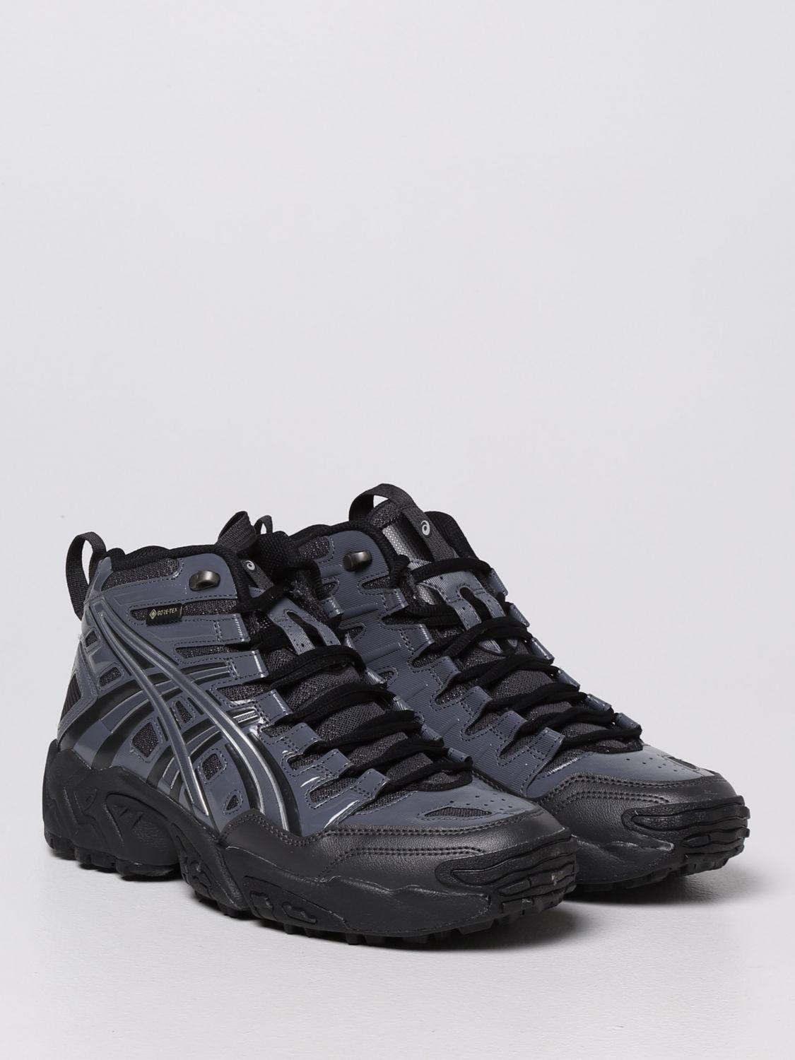 asics shoes for men black