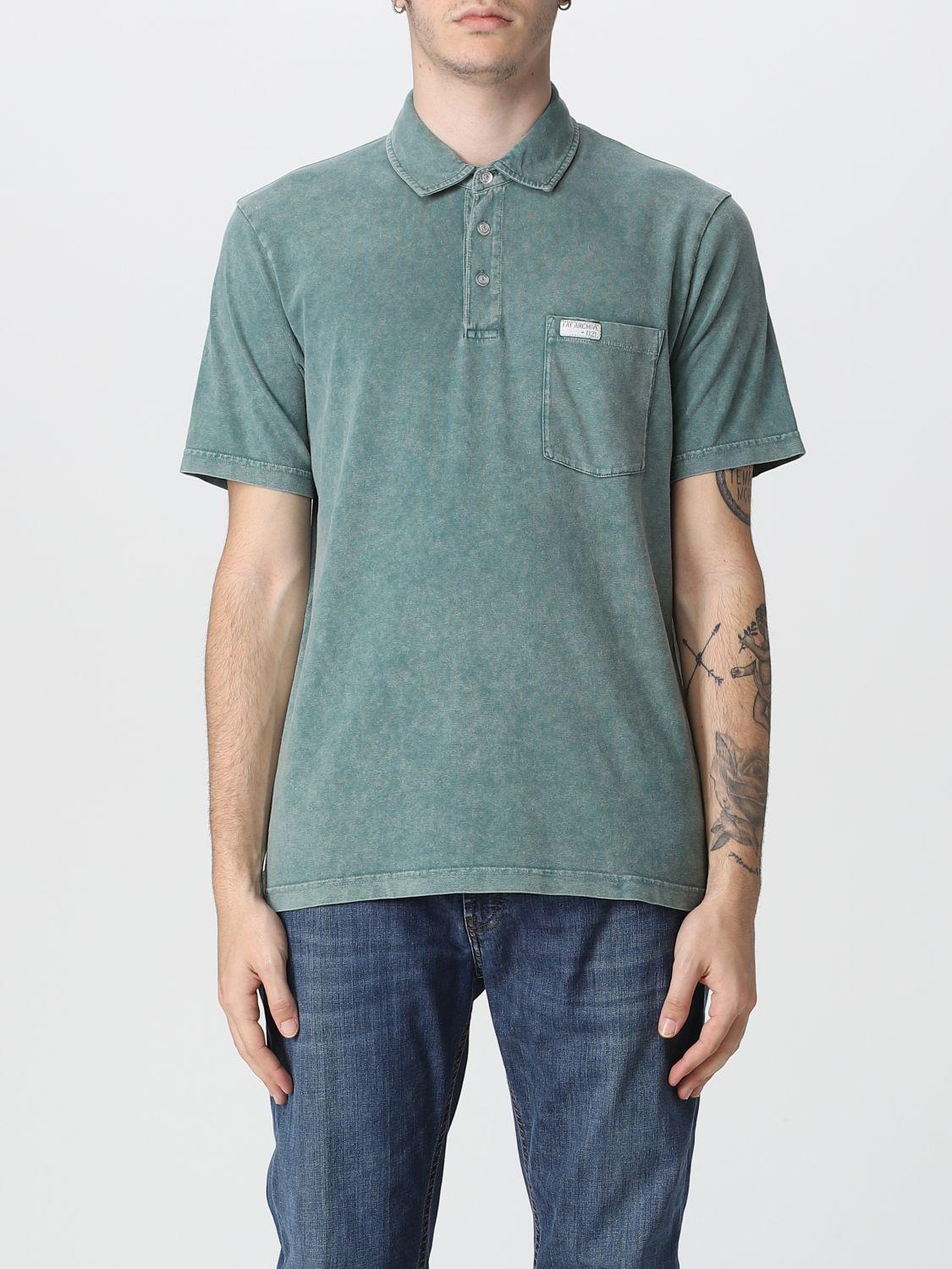 Fay Polo Shirt in Blue for Men | Lyst