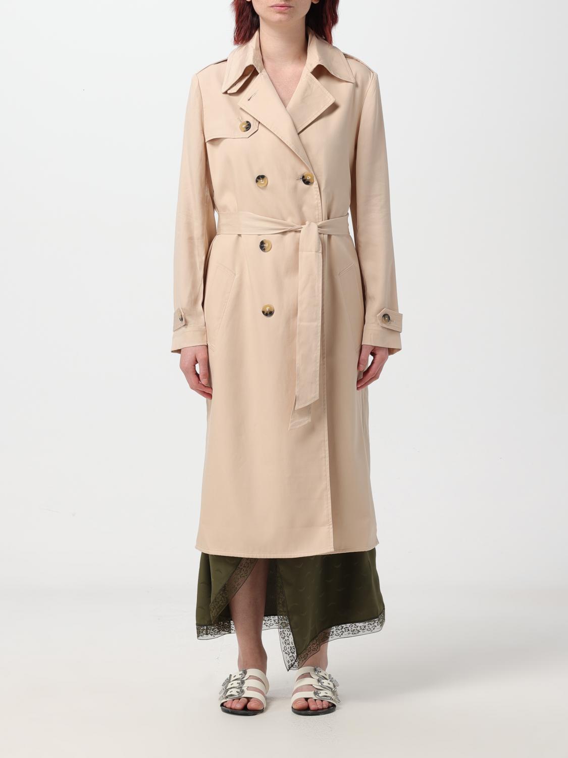 Zadig & Voltaire La Parisienne Belted Trench Coat in Natural | Lyst