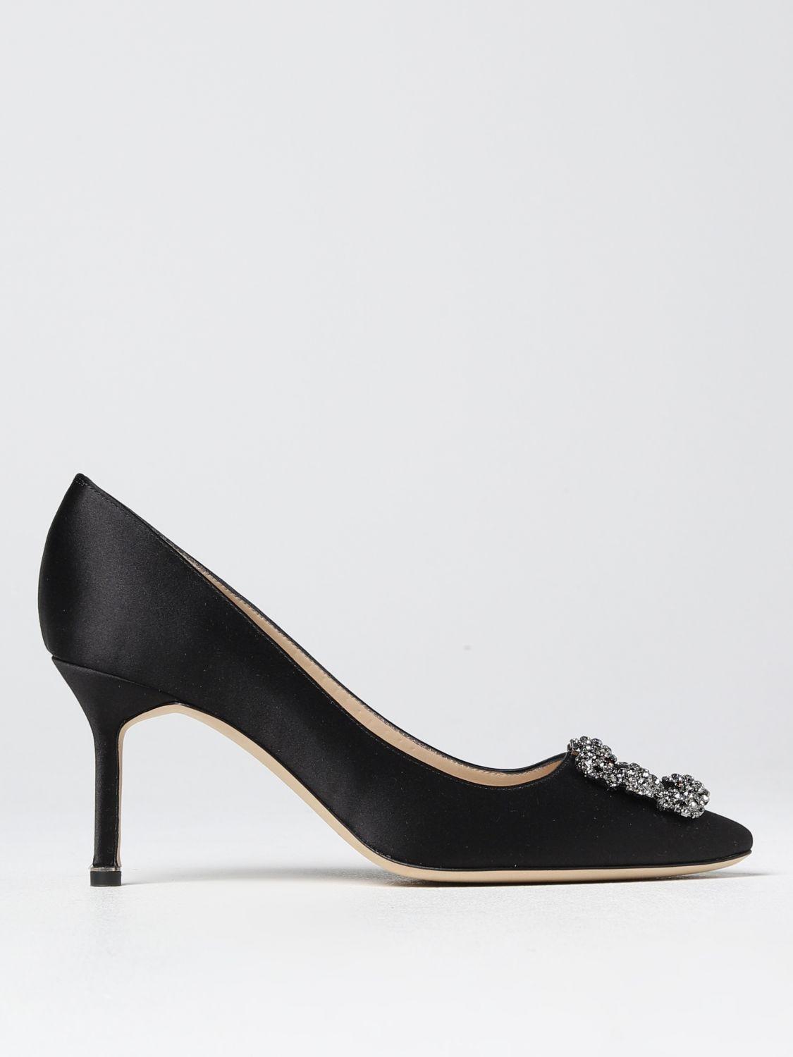 Manolo Blahnik Court Shoes in Black | Lyst