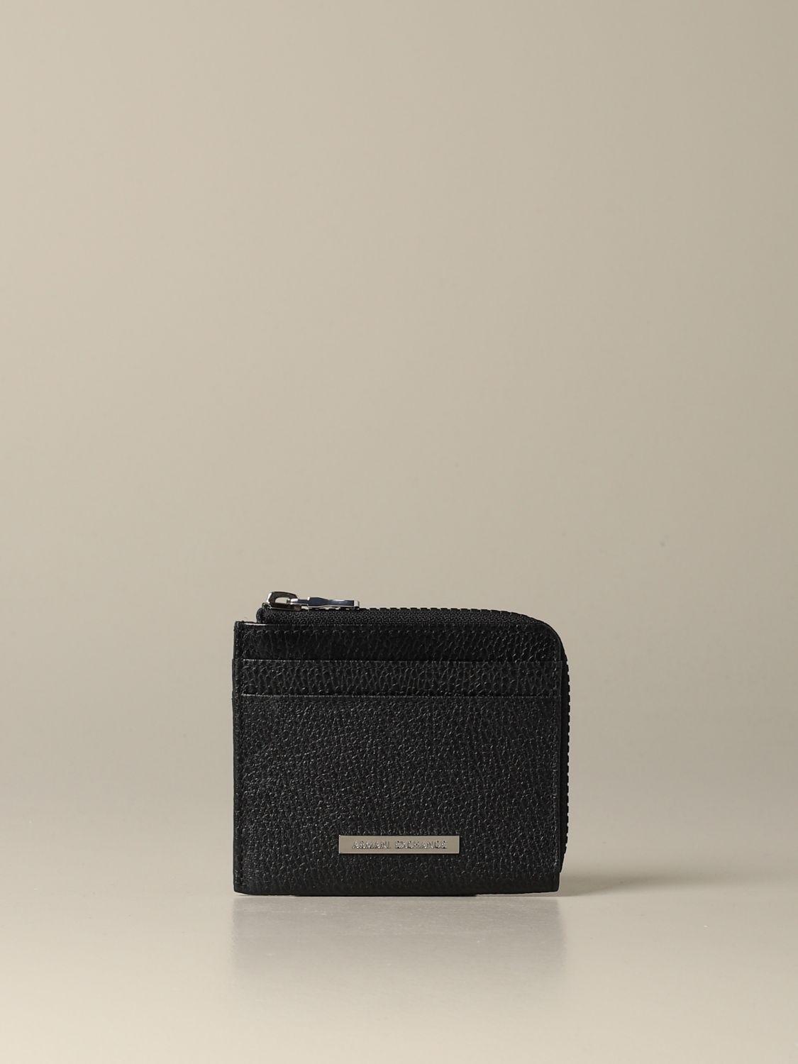 Armani Exchange Wallet in Black for Men - Lyst