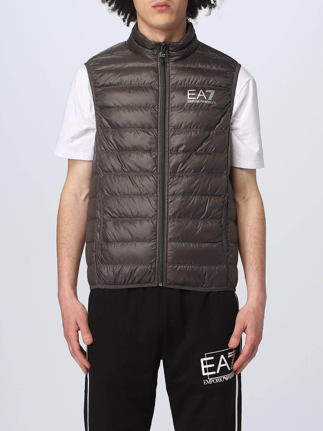 EA7 Suit Vest in Gray for Men | Lyst