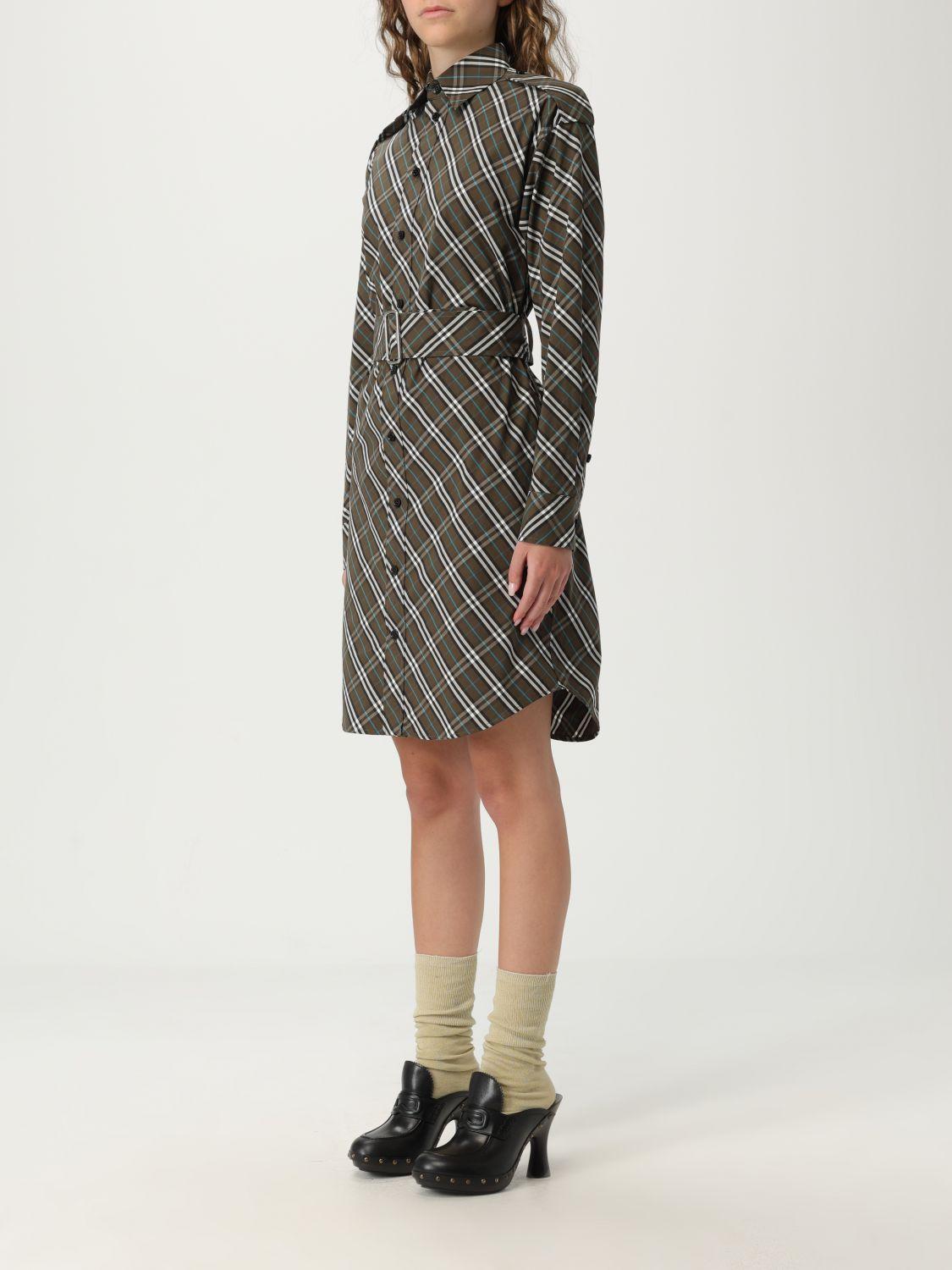 ワンピース Burberry Embroidered Poplin Shirt Dress Burberry Embroidered Poplin Shirt Dress | italist