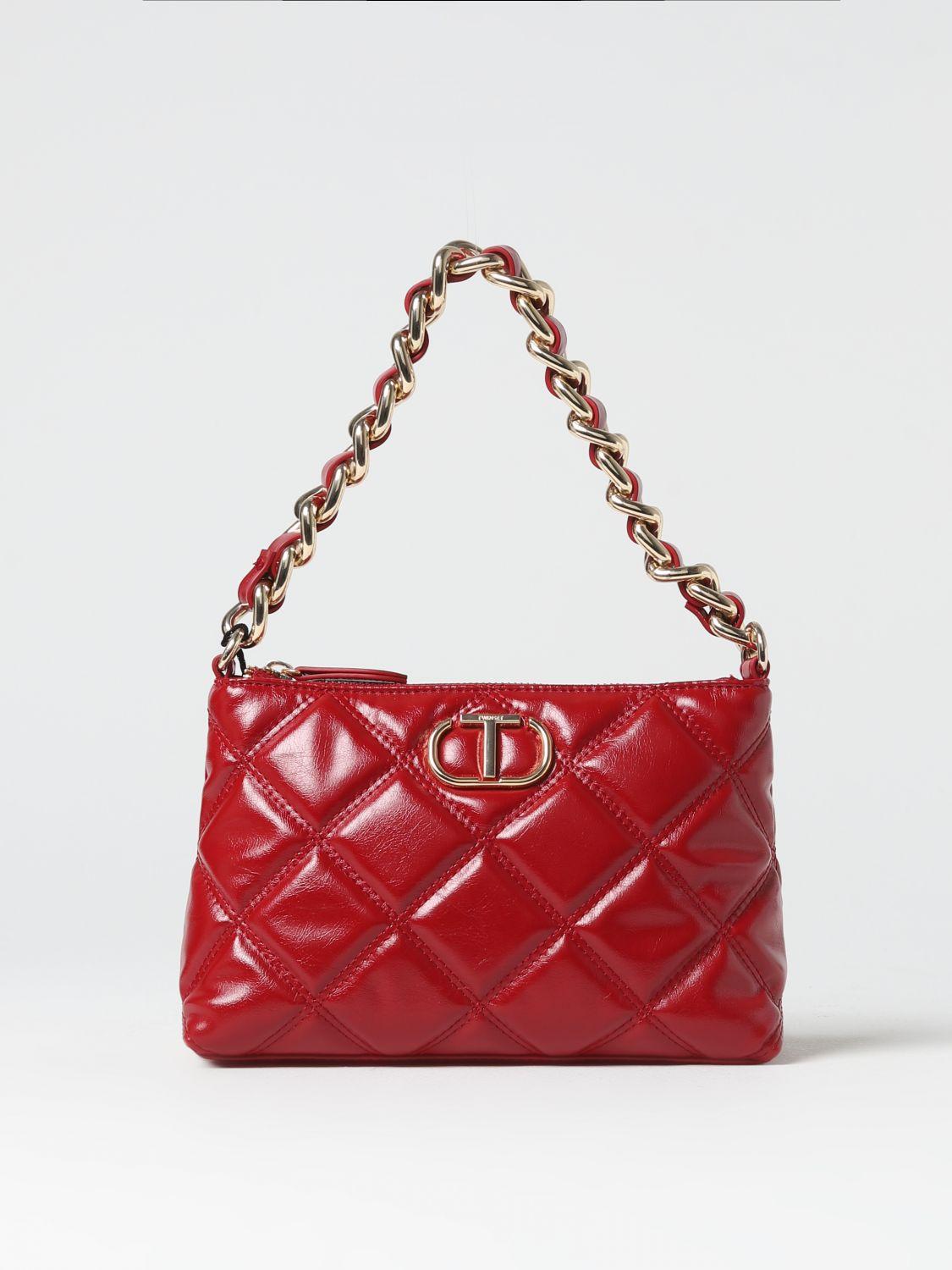 Louis Vuitton Twinset in Red, shoulder strap in leather, more