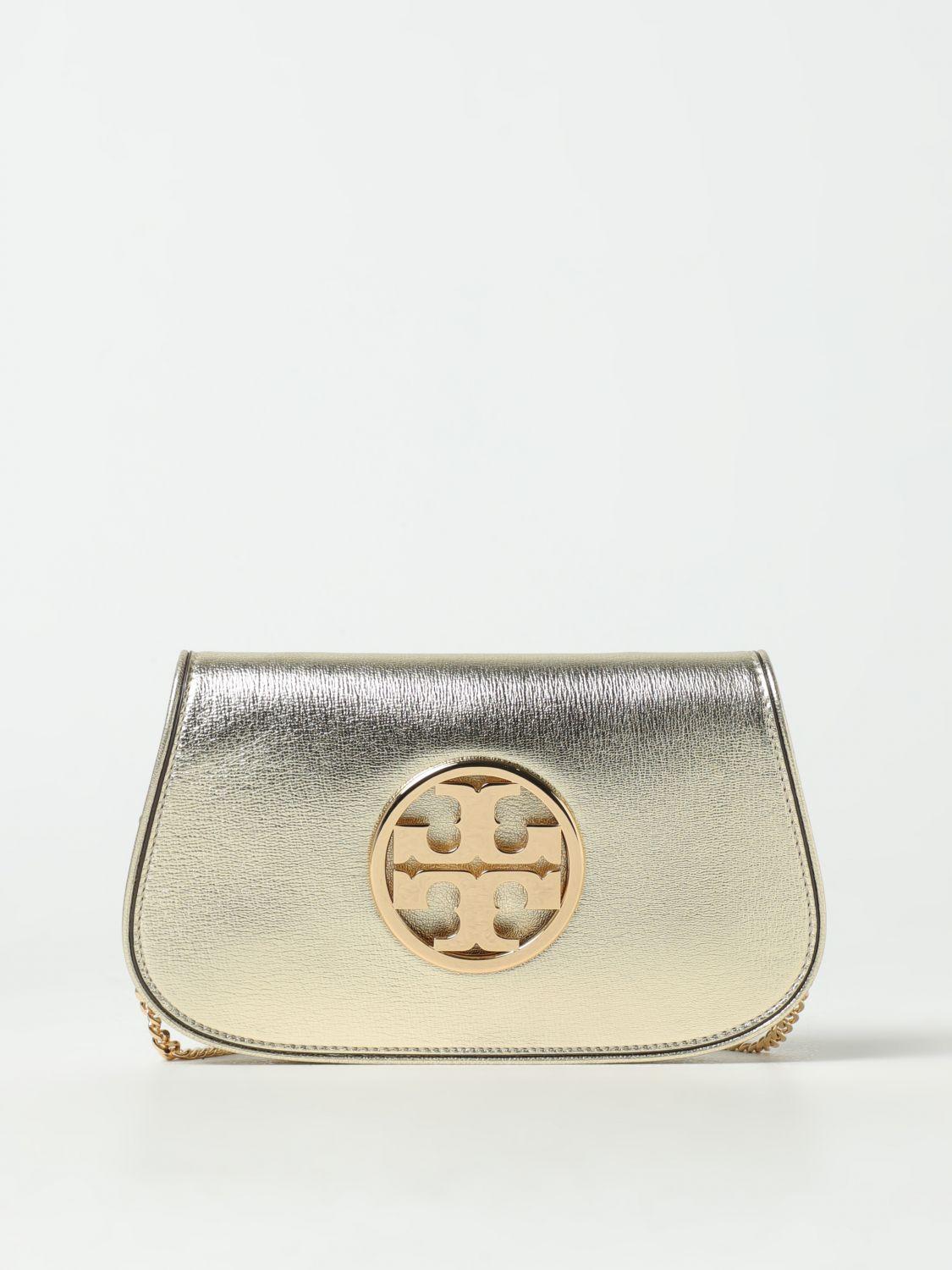 Silver tory burch clutch clearance