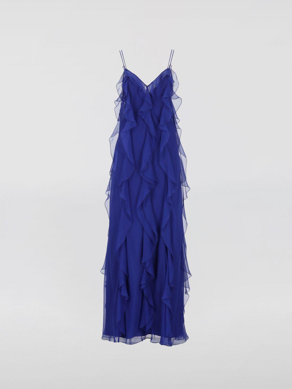 スカート A FERRETTI Chiffon dress Blue 82745346_2?w=400