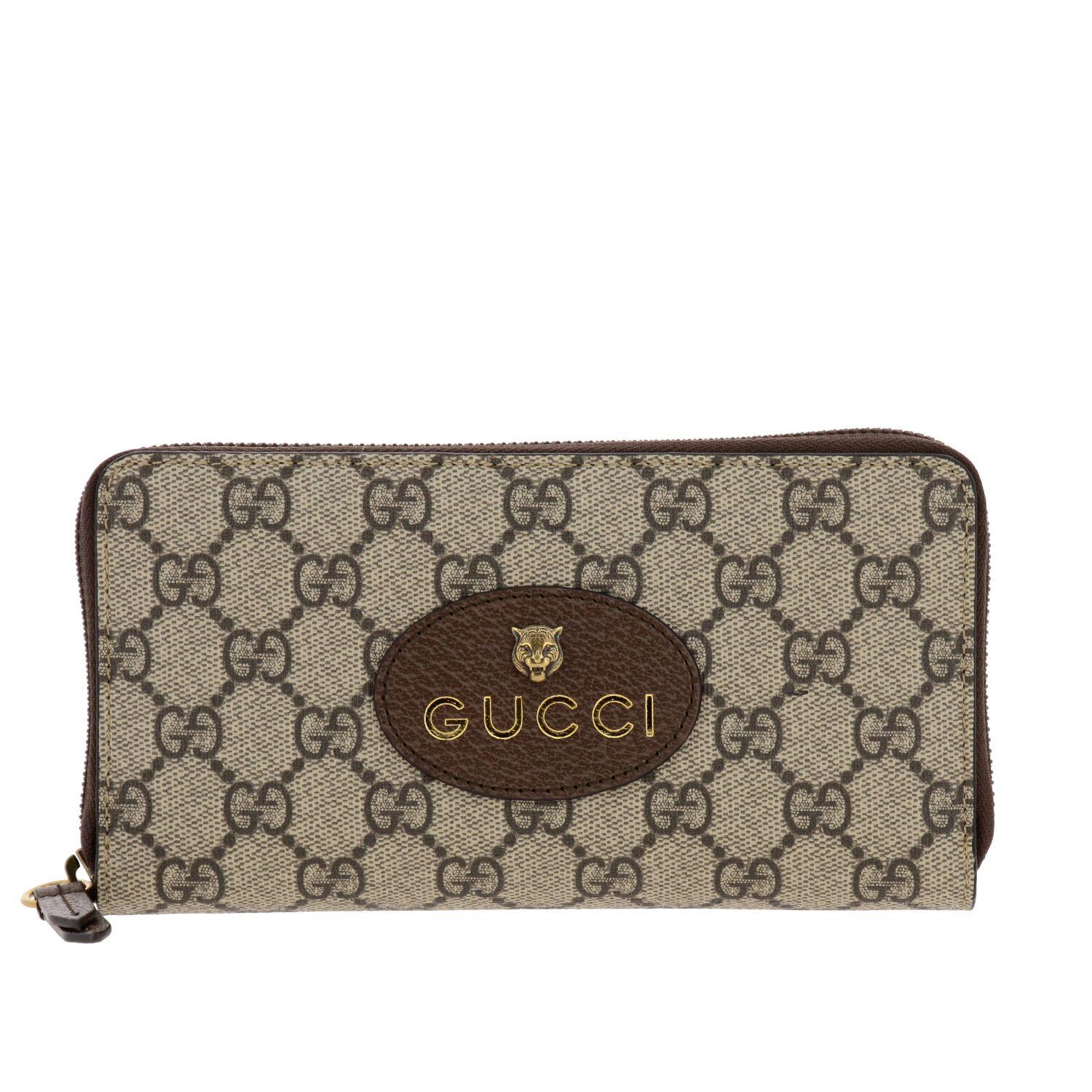 Gucci Cotton Neo Vintage Wallet In gg 