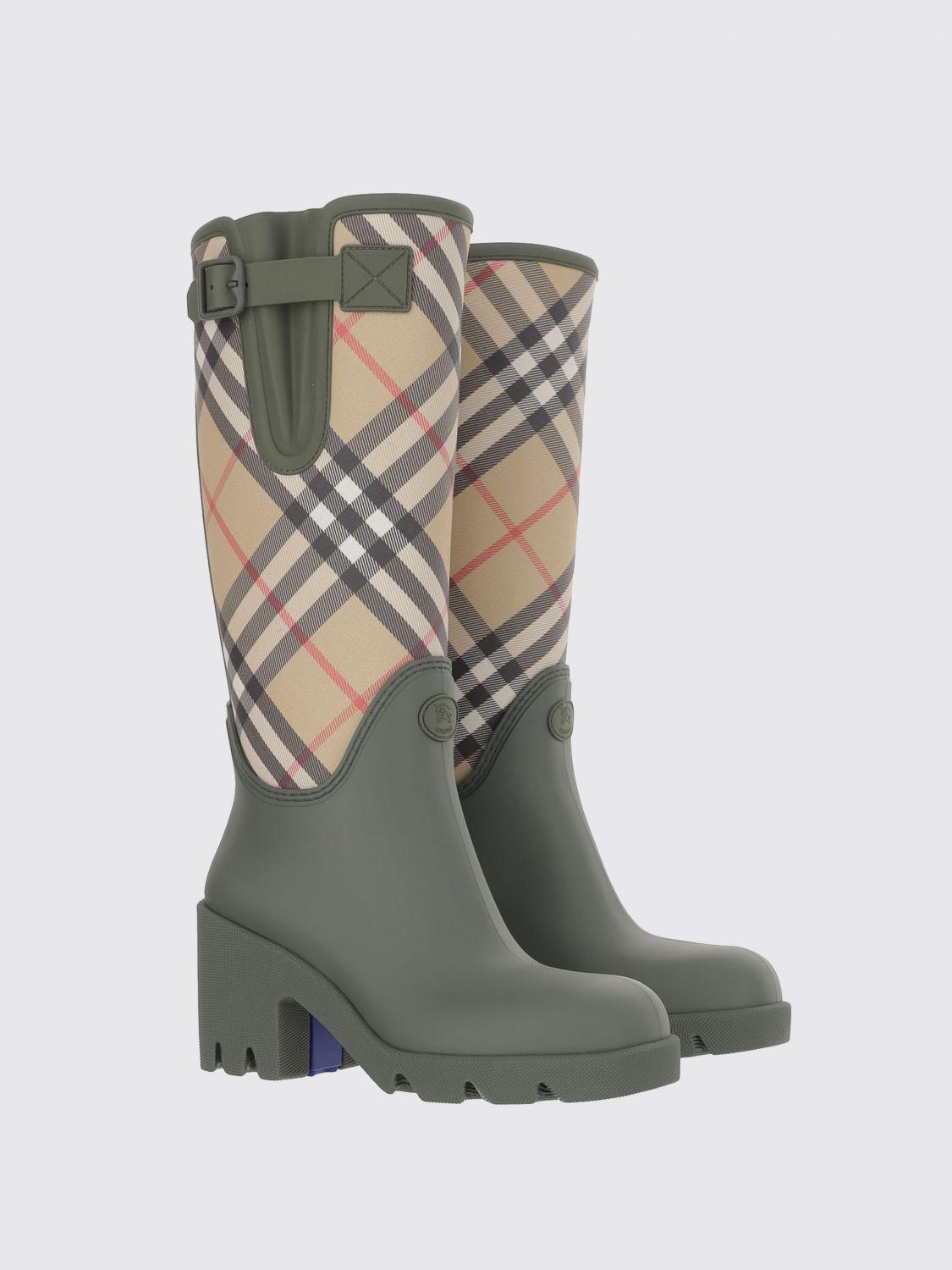 High Boots Burberry Lined Rain Boots Burberry Boots For Women Online Sale  Up To 50% Off Lyst Canada