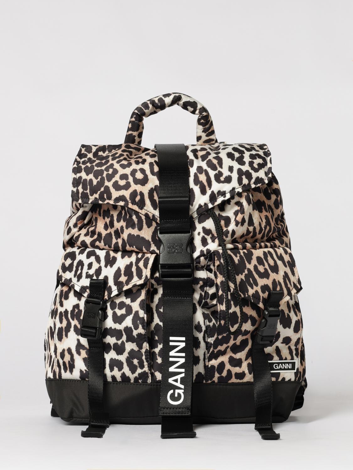 ganni recycled mini backpack TECH Two side pockets offer additional storage space Dots Re-Tech Backpack