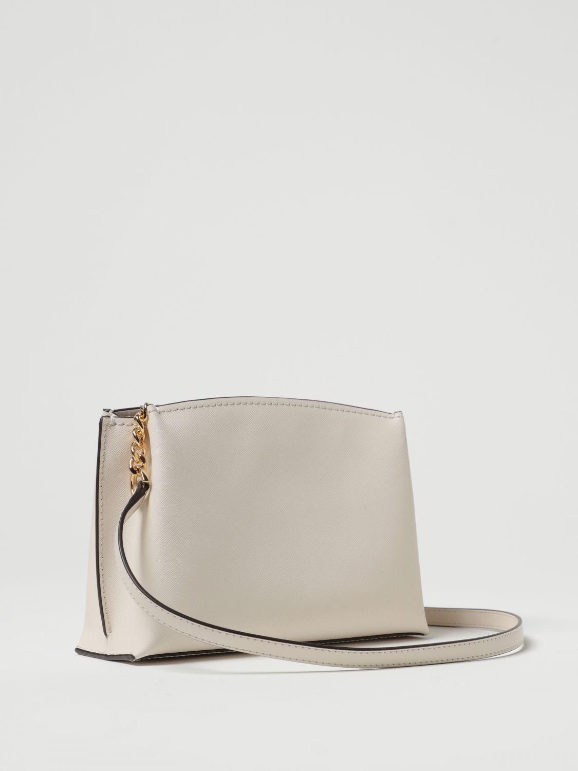 Buy Michael Kors Karlie Small Leather Crossbody Bag, Cream Color Women