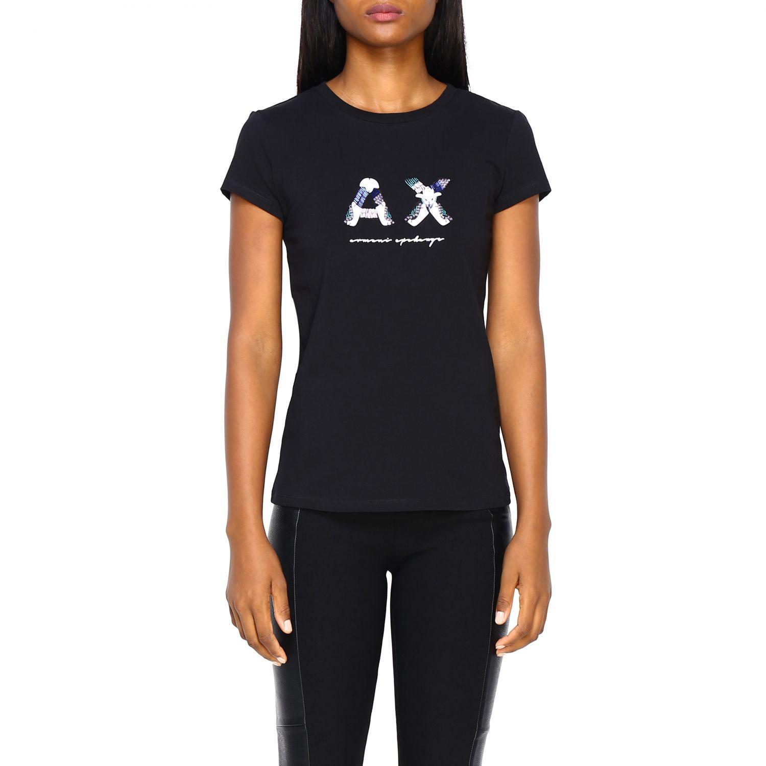 ladies armani exchange t shirt