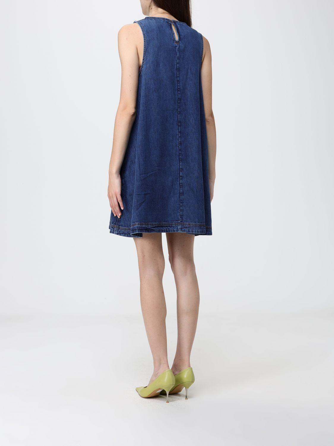 lina tomei linen dresses Lina Tomei Grey Linen dress Size L The Wardrobe