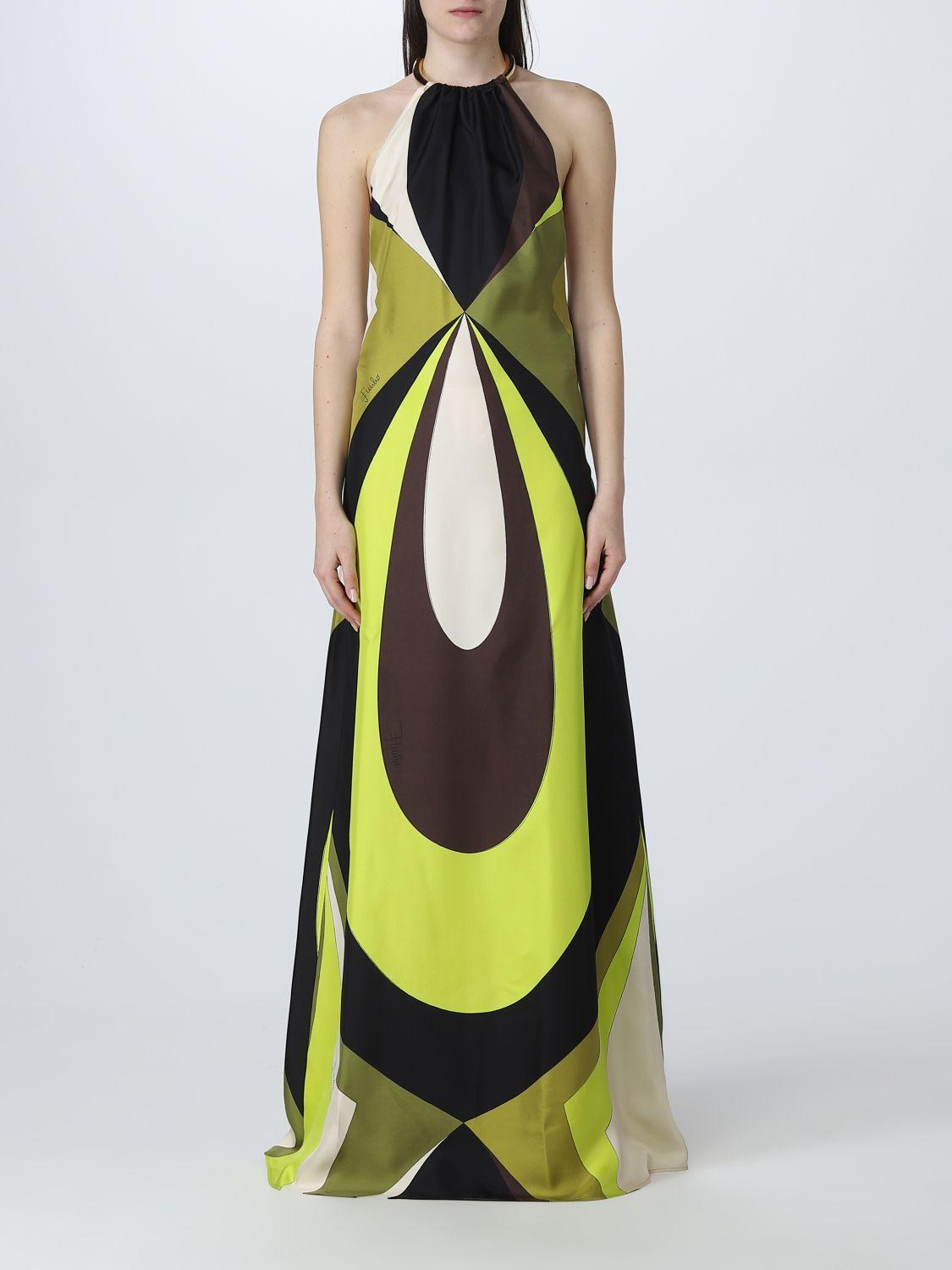 Emilio Pucci Dress in Green | Lyst