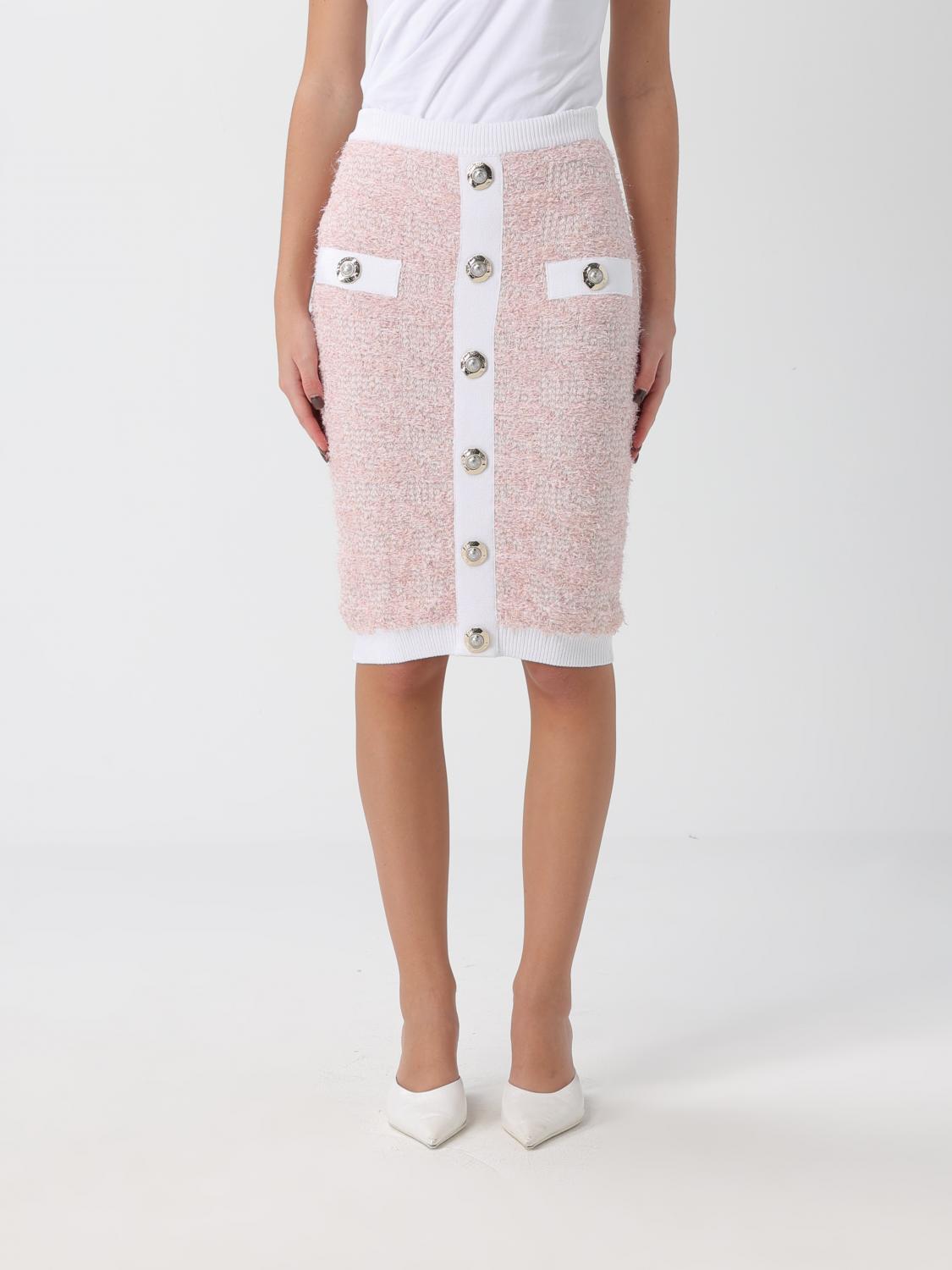 Balmain Skirt in Pink Lyst - Main Image