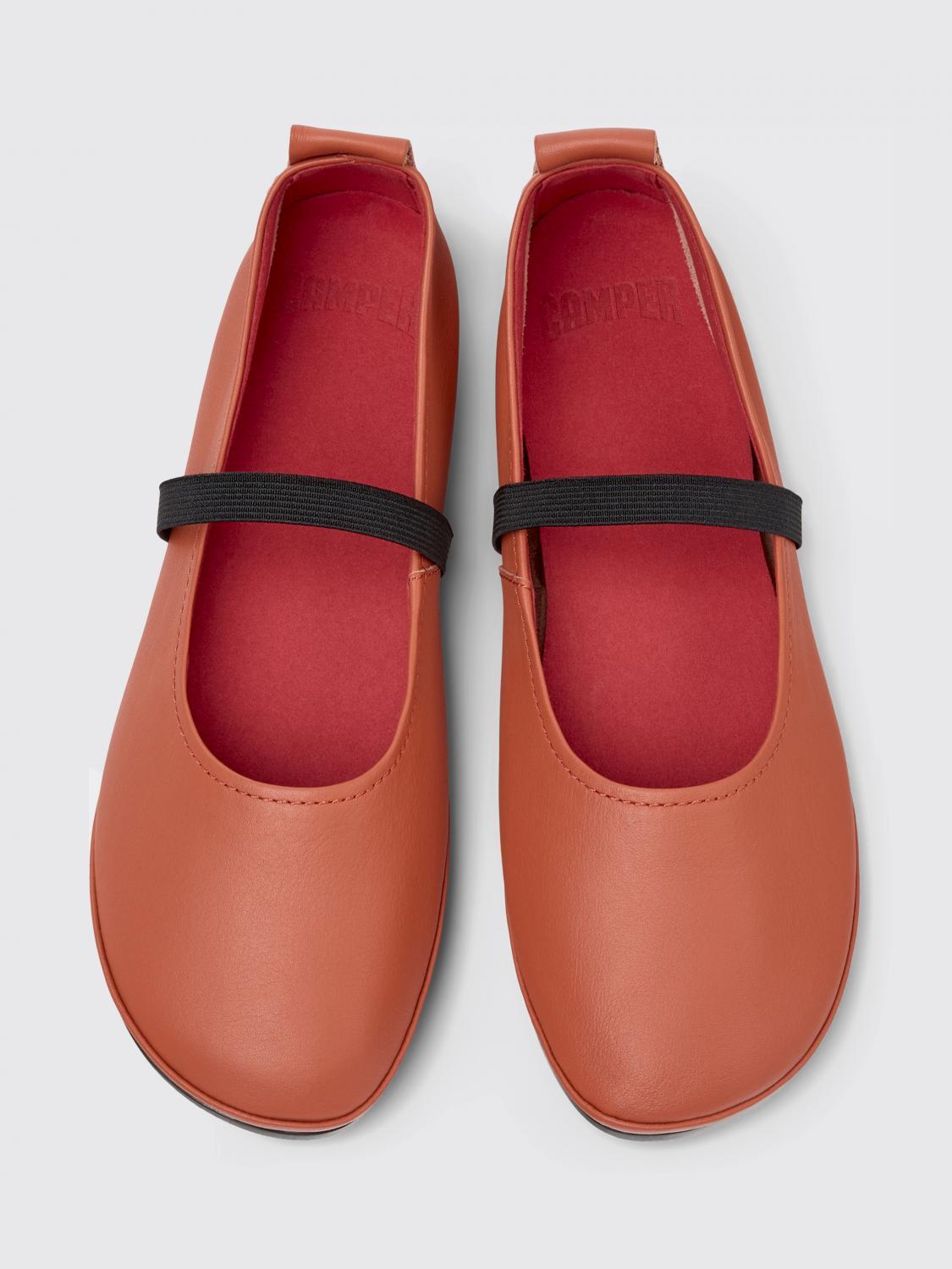 バレエ CAMPER leather ballet shoes Camper Right Leather Ballerina Shoes | Black | FARFETCH