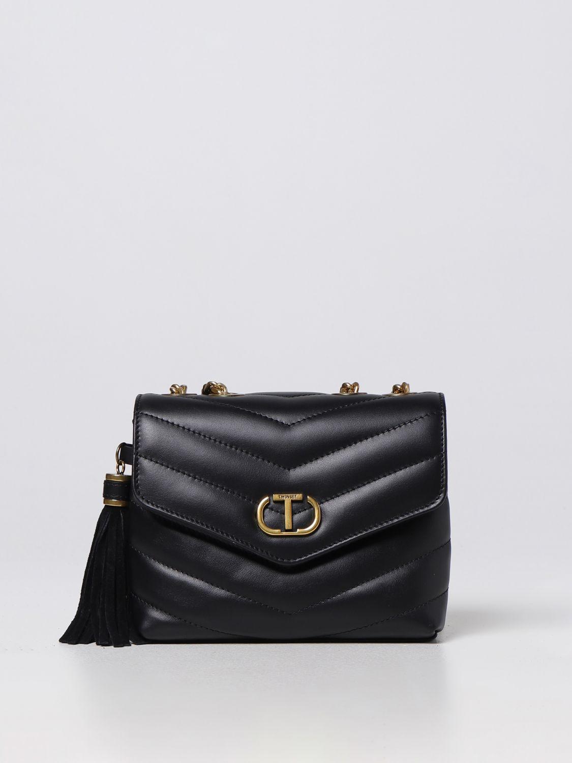 Mini sac à main Twinset en coloris Noir Femme Sacs Sacs porté épaule 