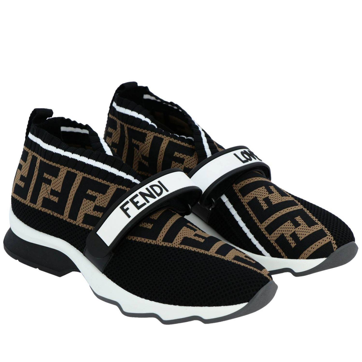fendi trainers sock