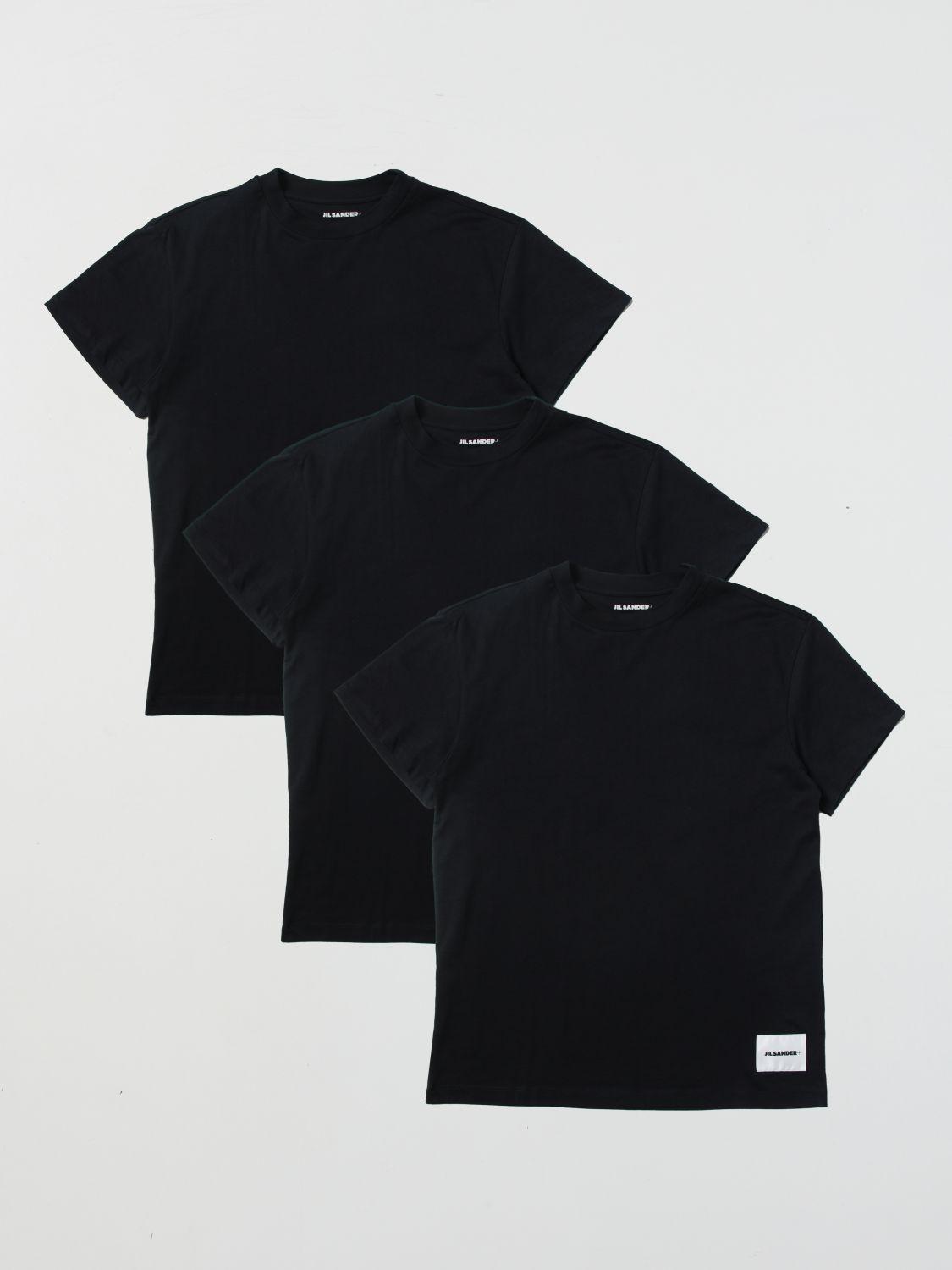 Jil Sander T-shirt Man in Black for Men | Lyst