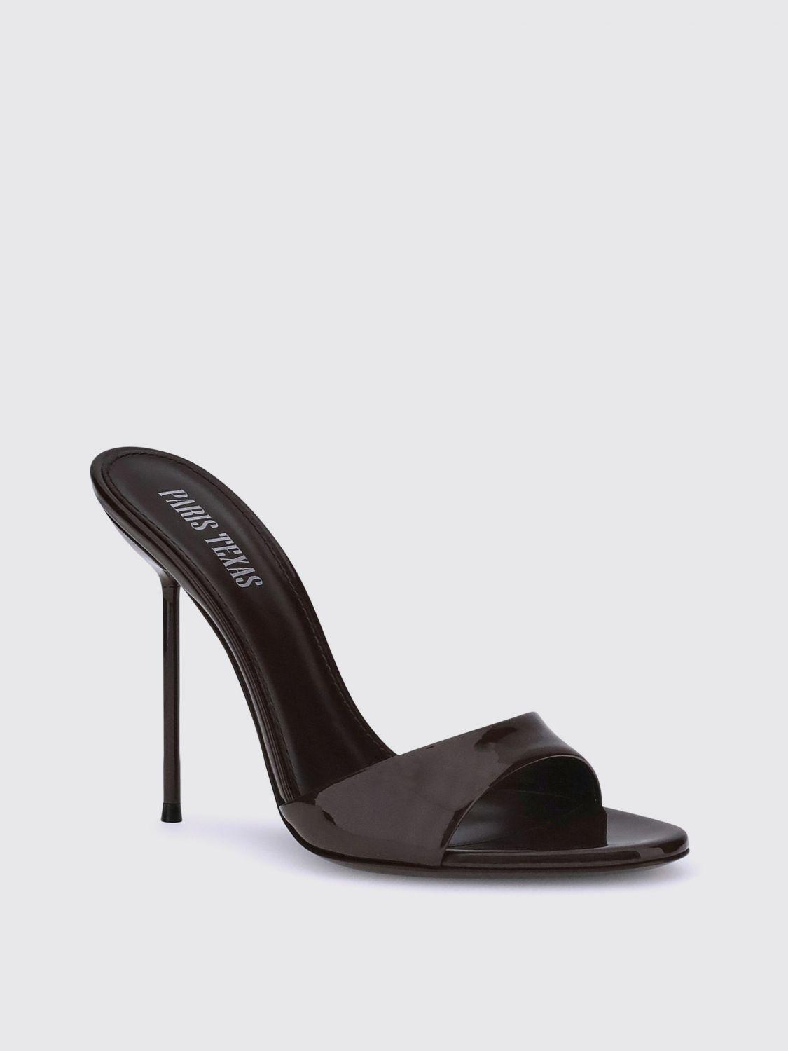 シューズ・サンダルその他 PARIS TEXAS Woman Heeled sandals Black PX1525XVSSS BLACK Paris Texas Black Ursula 85 High-Heel Sandals - Fabric of