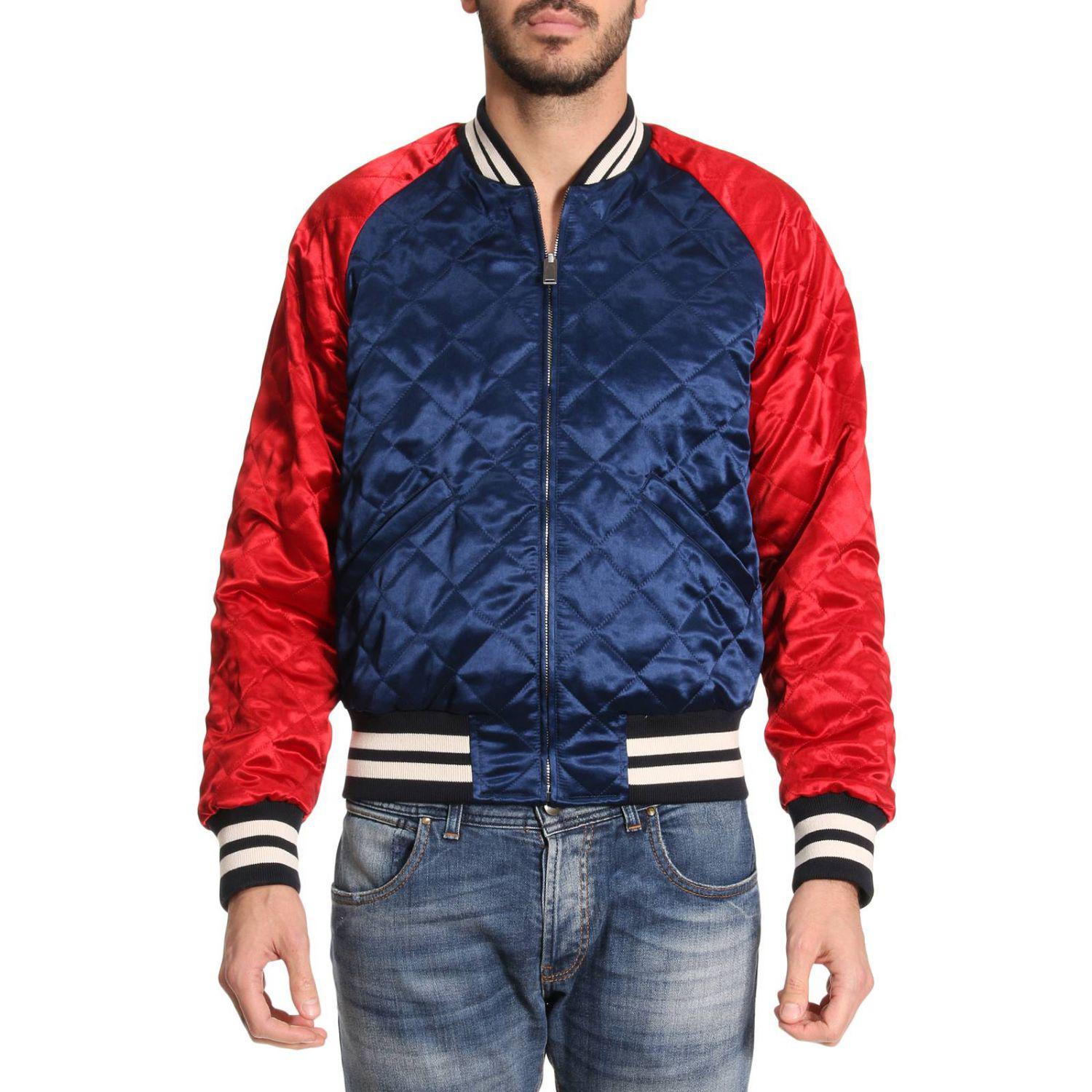 acetate bomber with gucci stripe
