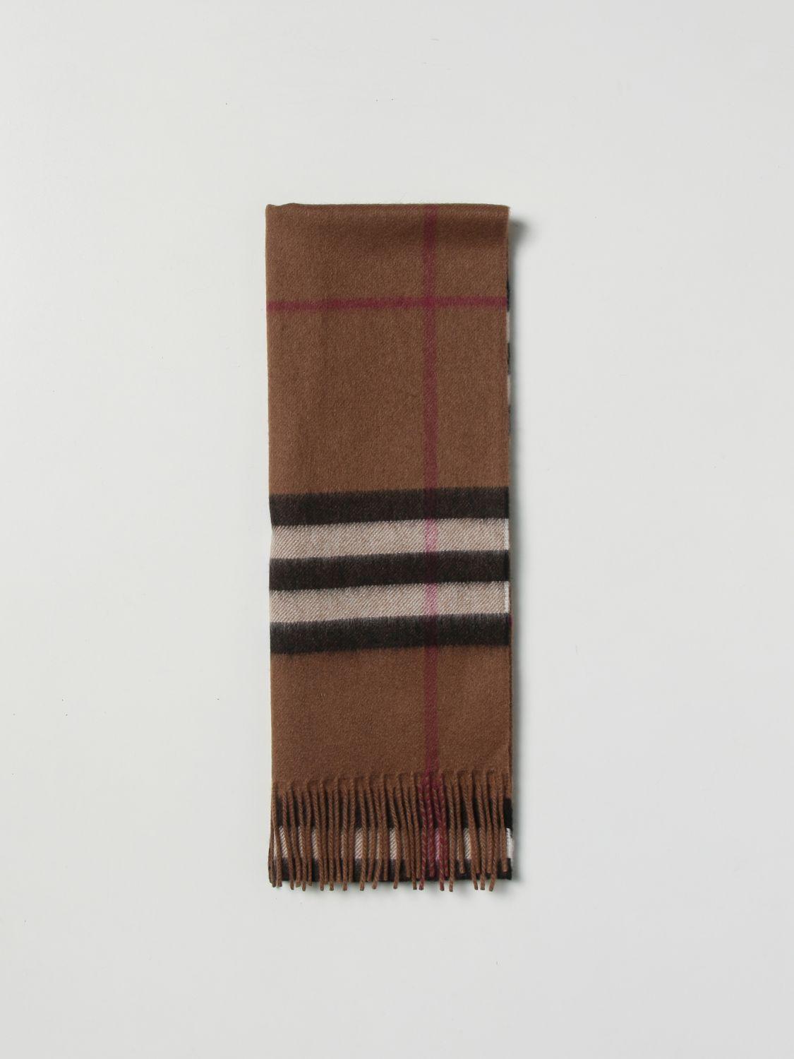 Burberry Scarf in Natural | Lyst