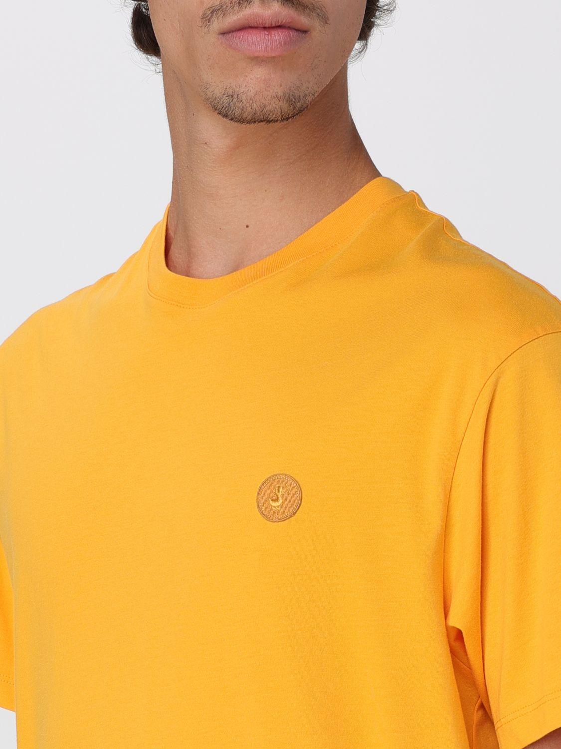 Tシャツ・カットソー SAVE THE DUCK Men T-shirt Yellow DT0697MBESY14 60005 Save The Duck T-shirts for Men | Online Sale up to 50% off