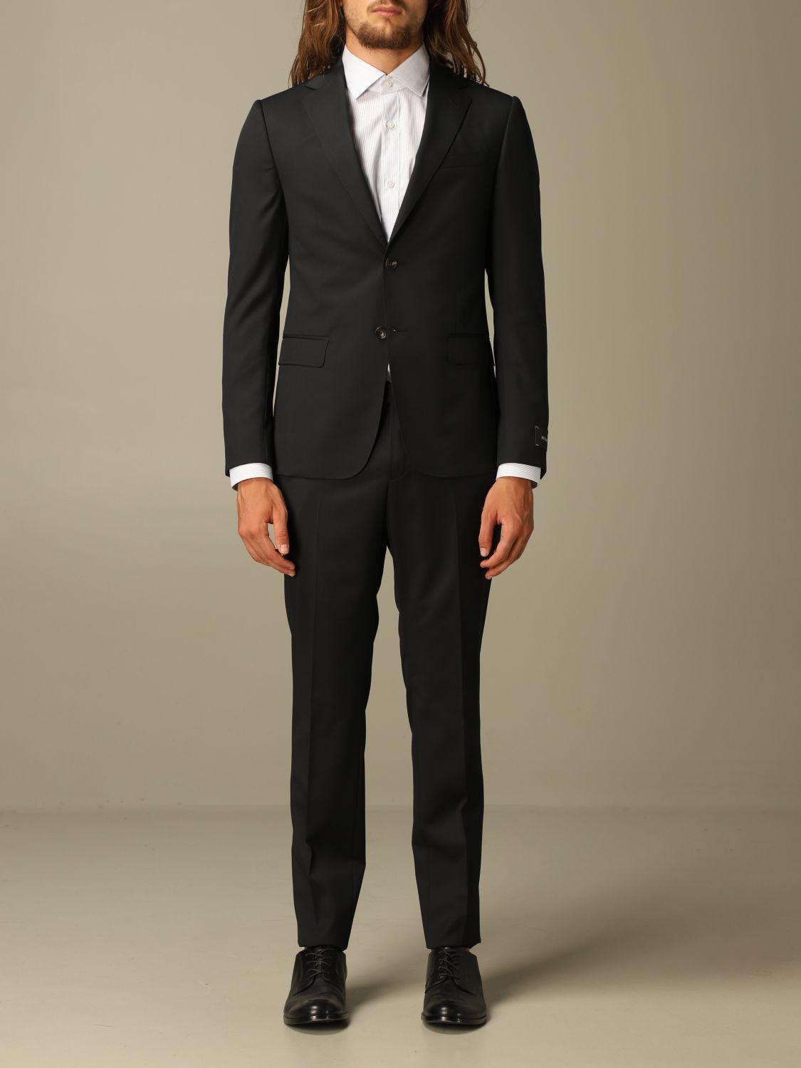 Z Zegna Suit in Black for Men - Lyst