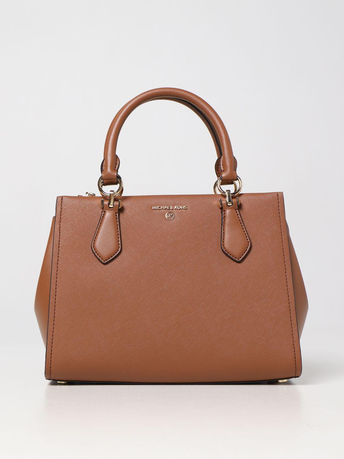 Michael Kors Marilyn Michael Bag In Saffiano Leather in Brown Lyst