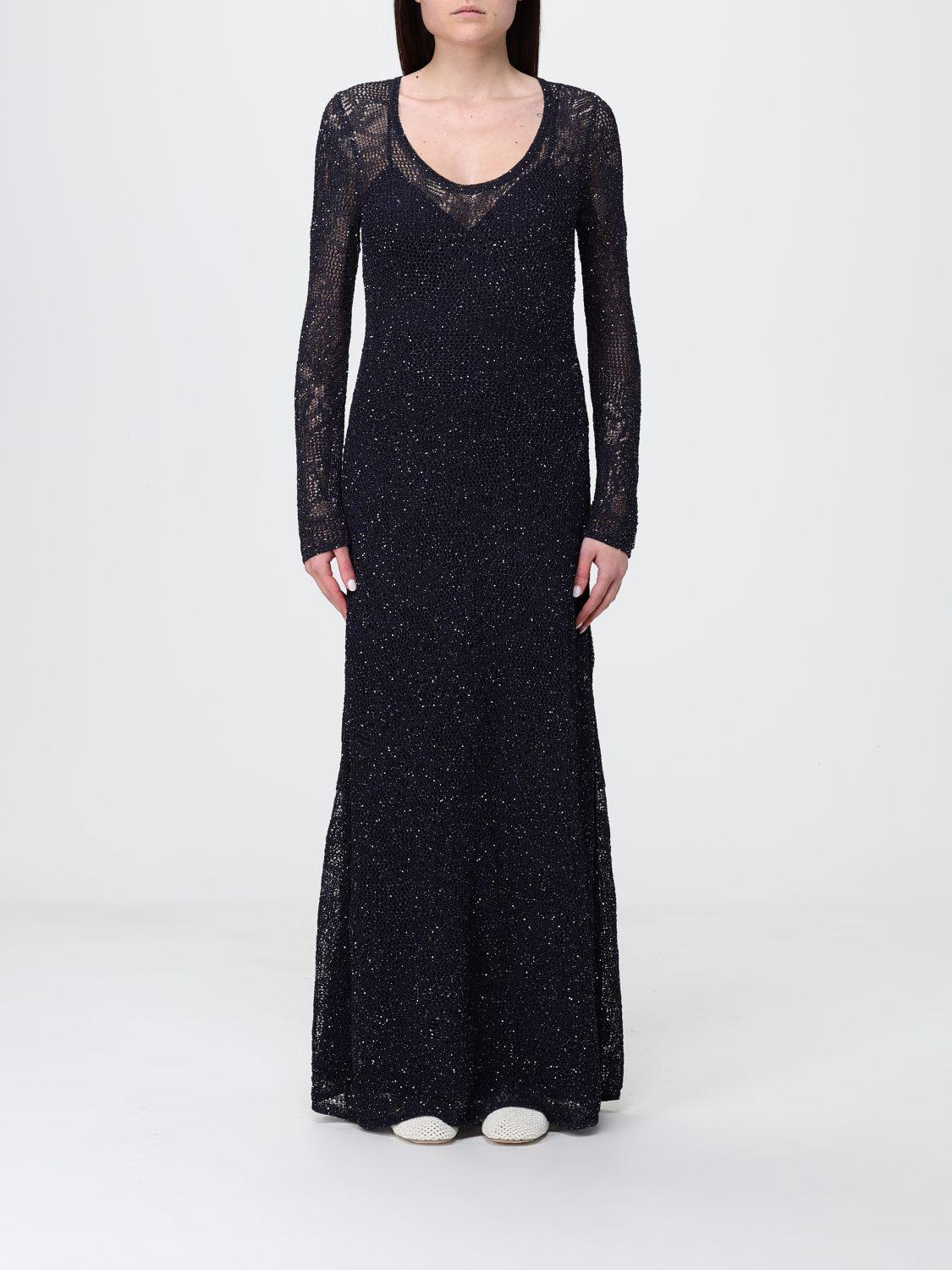 pleated evening dress Metallic One Shoulder Sleeveless Pleated Evening Dress Bronze / S main image 1