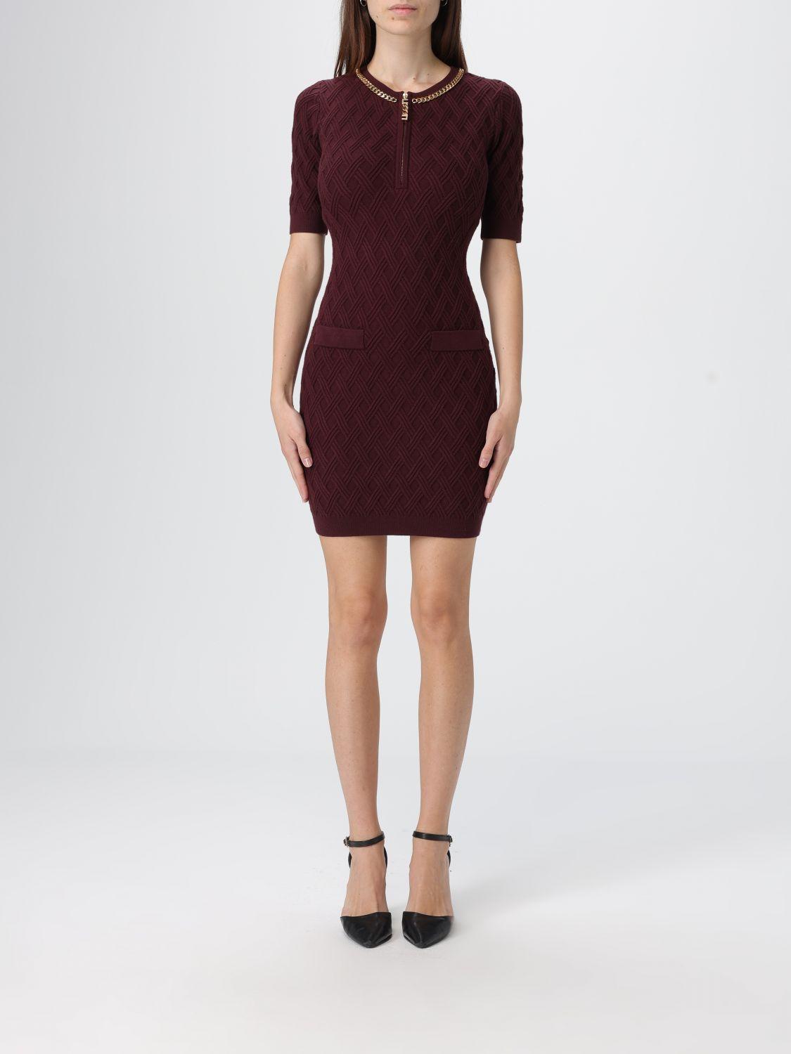 ELISABETTA FRANCHI ミニワンピース 23AW NEW】ELISABETTA FRANCHI / ベルト付き ミニワンピース