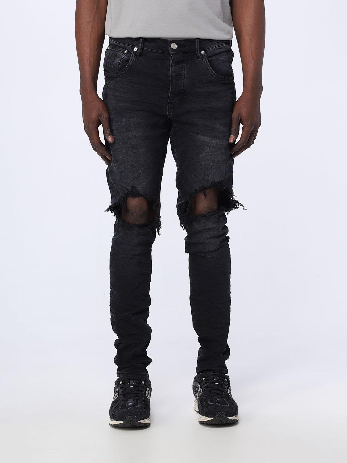 New PURPLE BRAND jean Constructed from premium black stretch denim