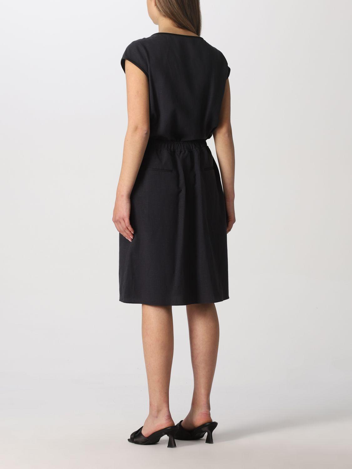 Emporio Armani Dress in Blue | Lyst