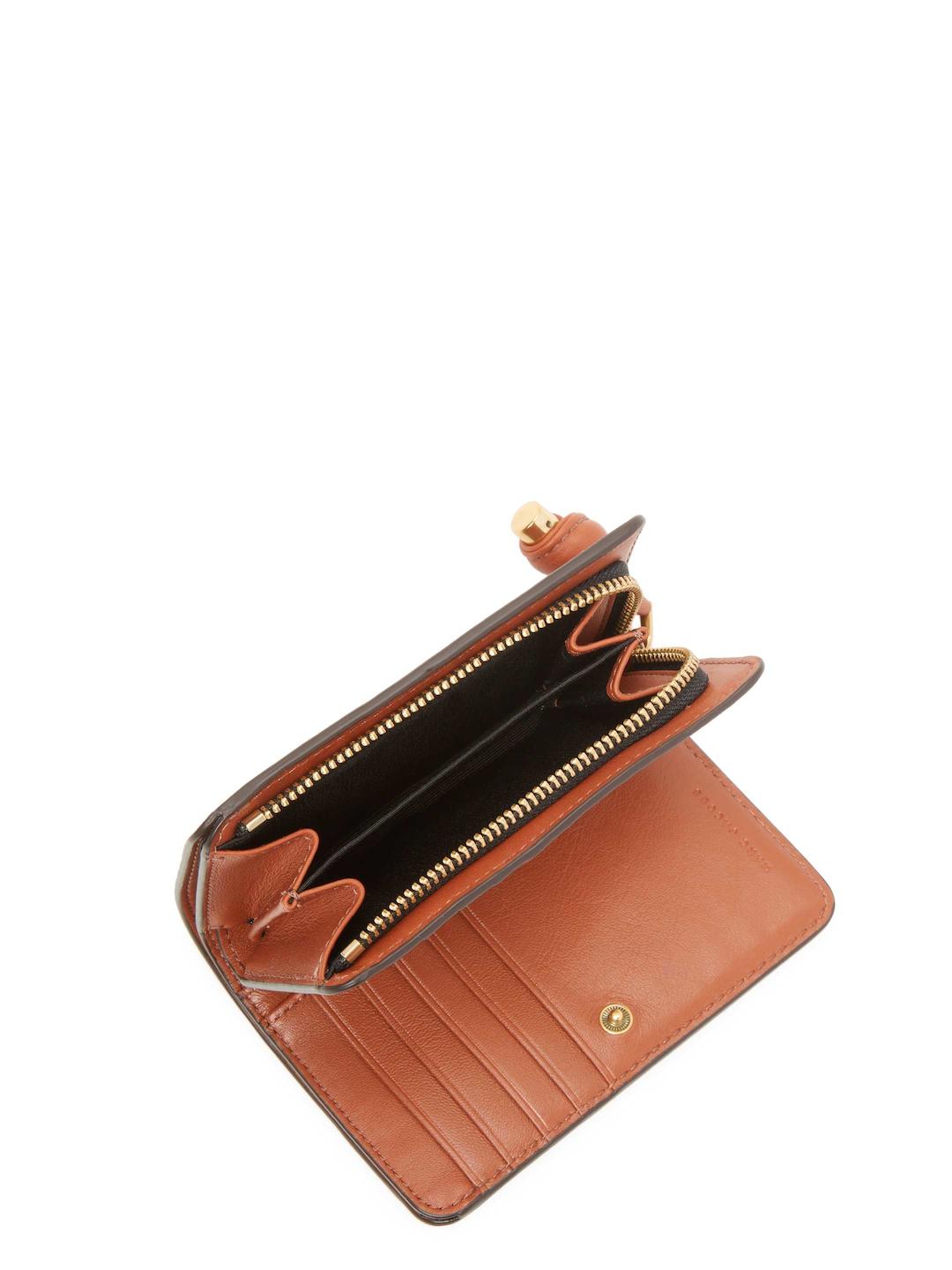 marc jacobs brown wallet