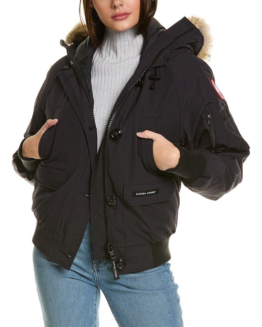 Canada Goose Chilliwack Down Bomber Jacket in Black Lyst