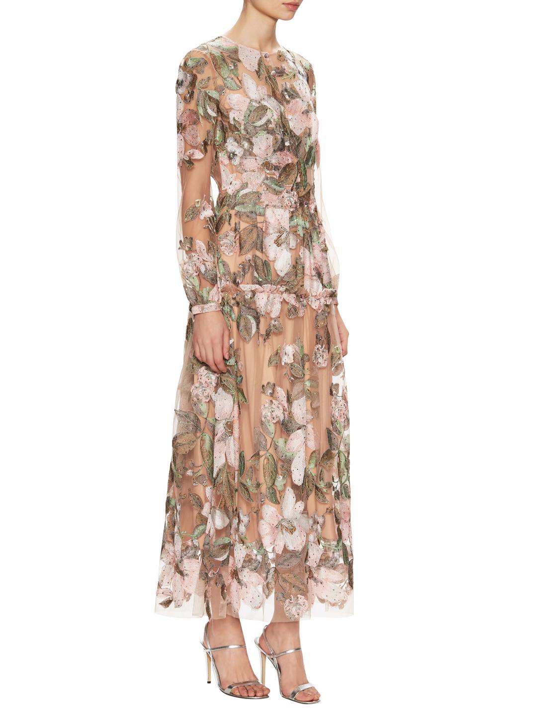 Flowy embroidered dress Clearance