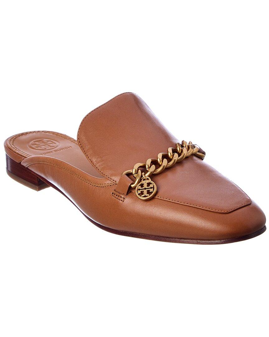 Tory Burch Mini Benton Leather Loafer in Brown | Lyst
