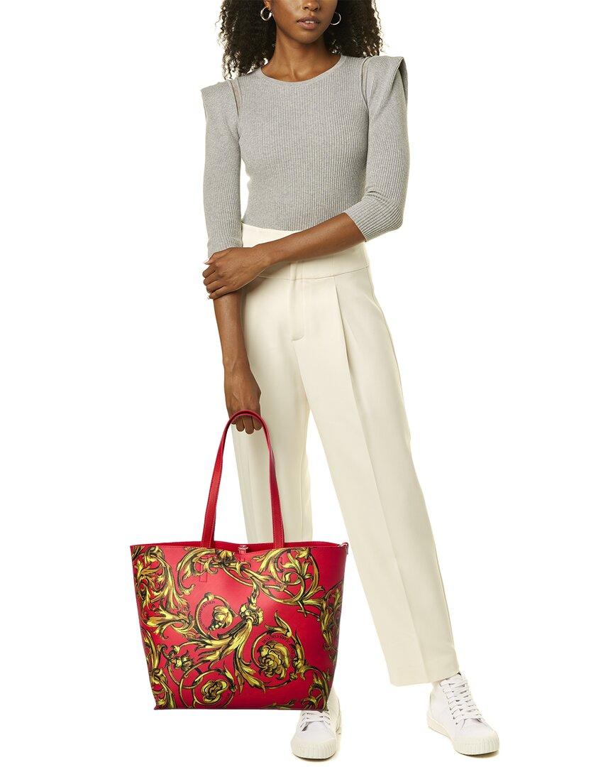 Versace Jeans Couture Reversible Shopper Tote in Red | Lyst