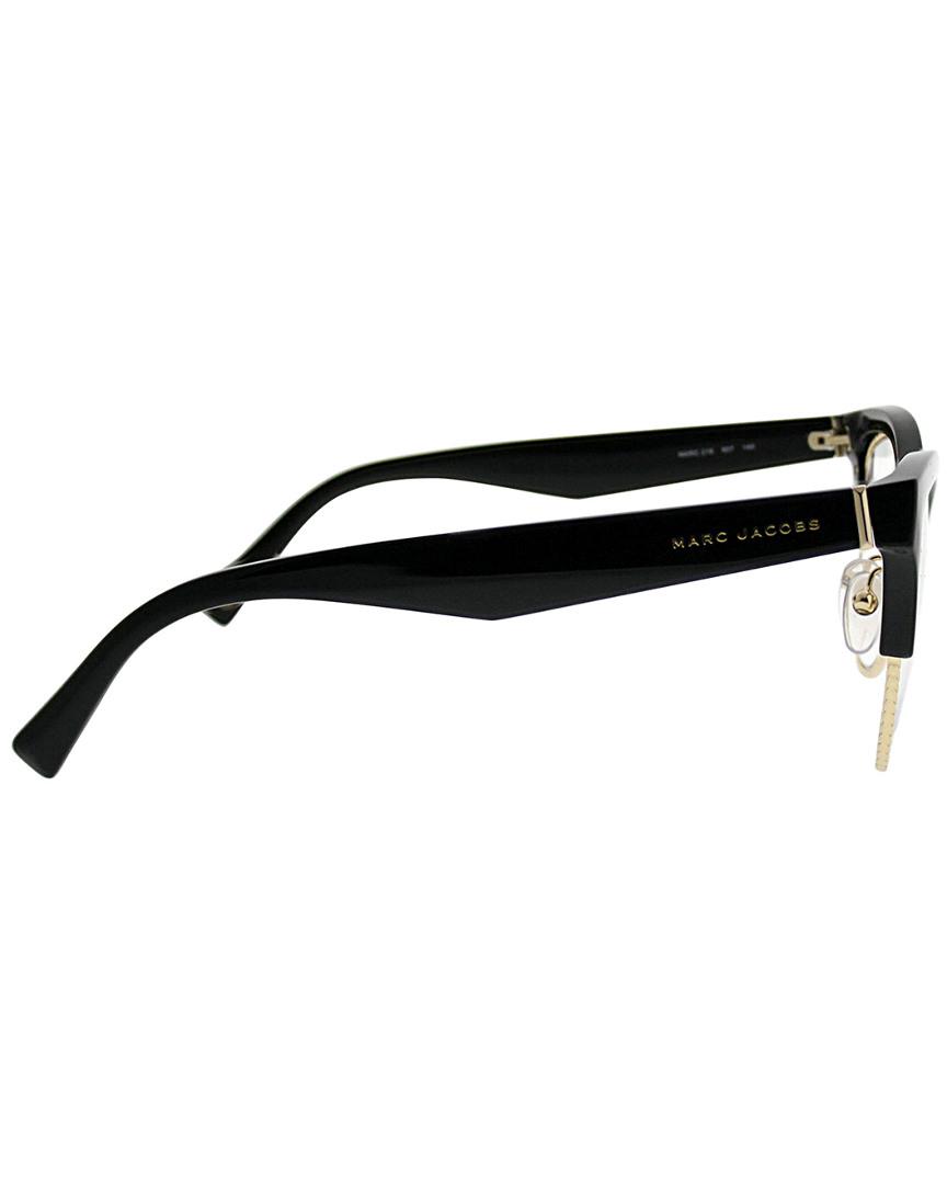 Marc Jacobs Marc 216 807 50mm Black Cat-eye Eyeglasses | Lyst