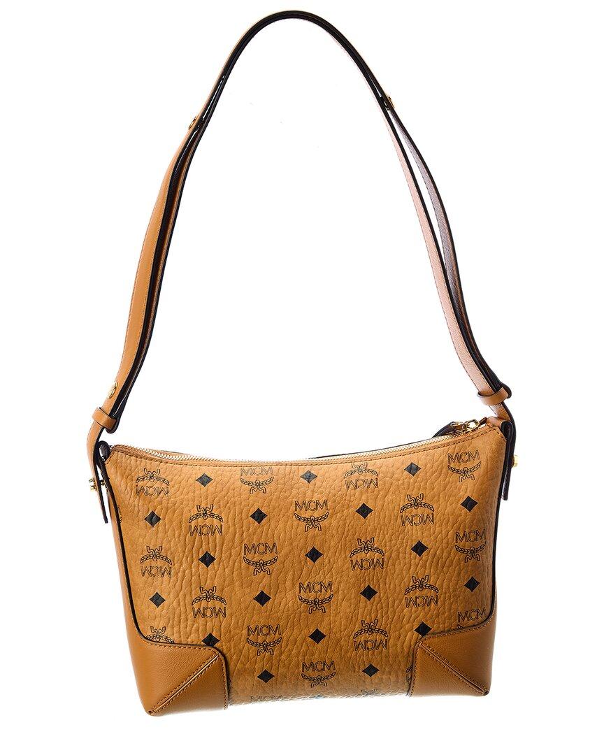 MCM Klara Medium Visetos Hobo Bag in Brown | Lyst