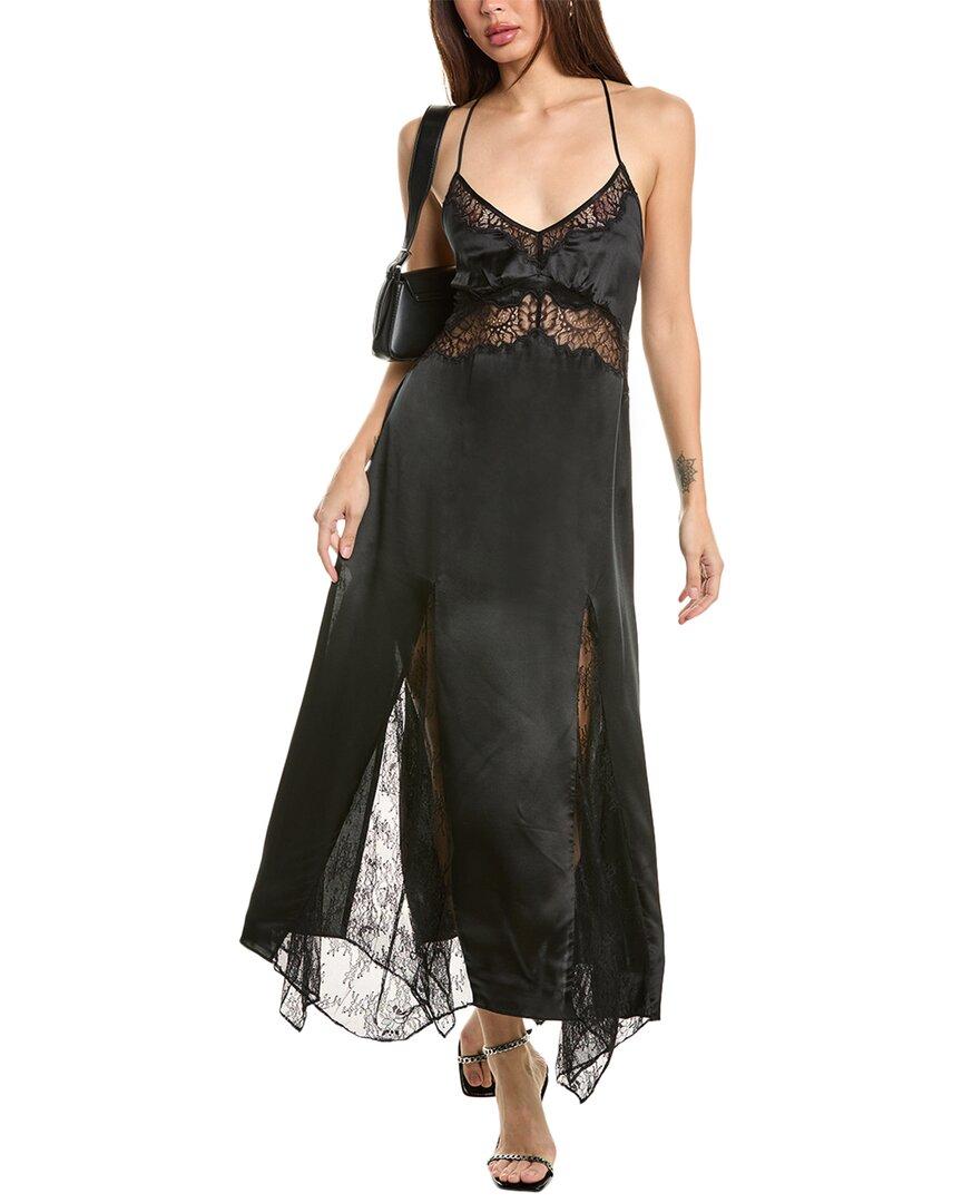 all saints silk maxi dress ALLSAINTS Women's Alexia Sleeveless Maxi Dress, Black, Size 2
