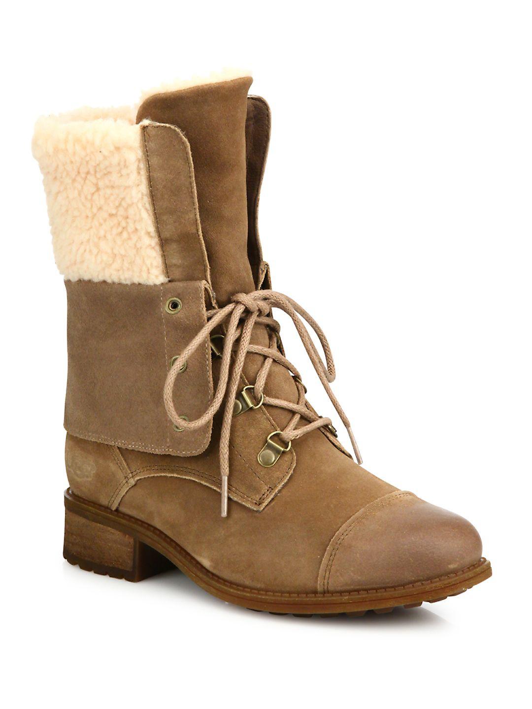 uggs with lace up back