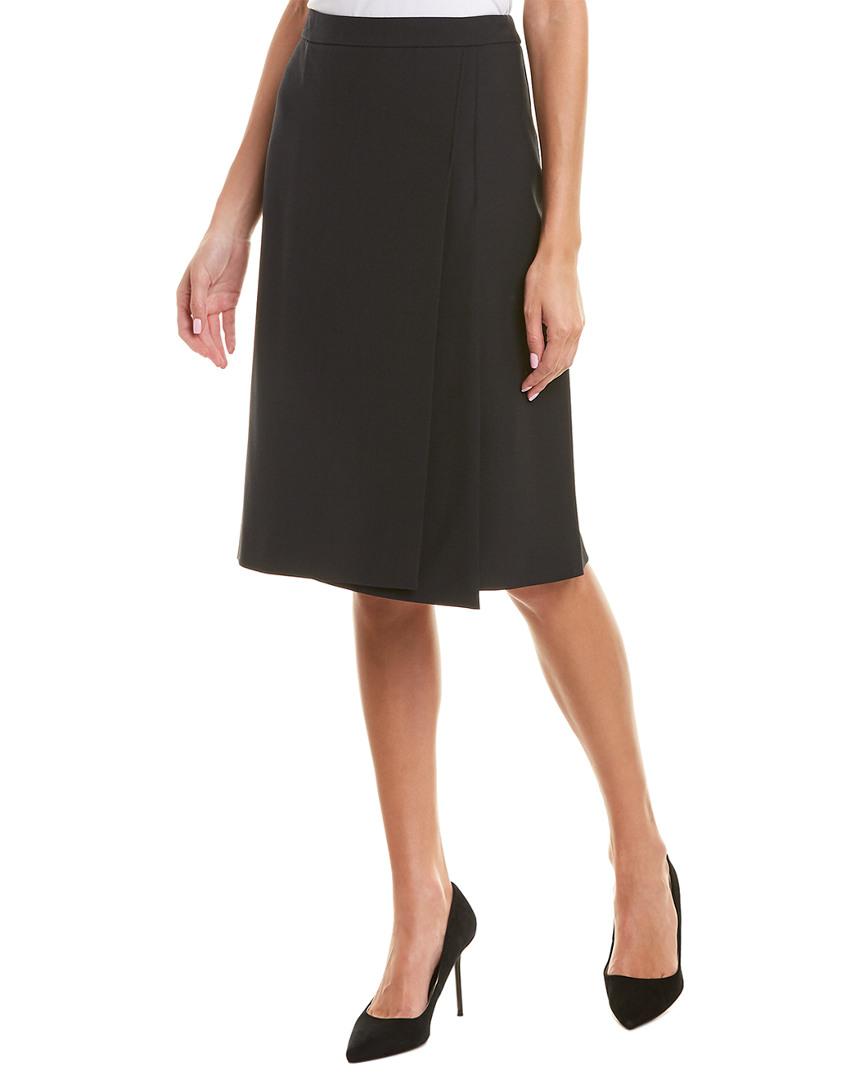 ESCADA Wool-blend Pencil Skirt in Black - Lyst